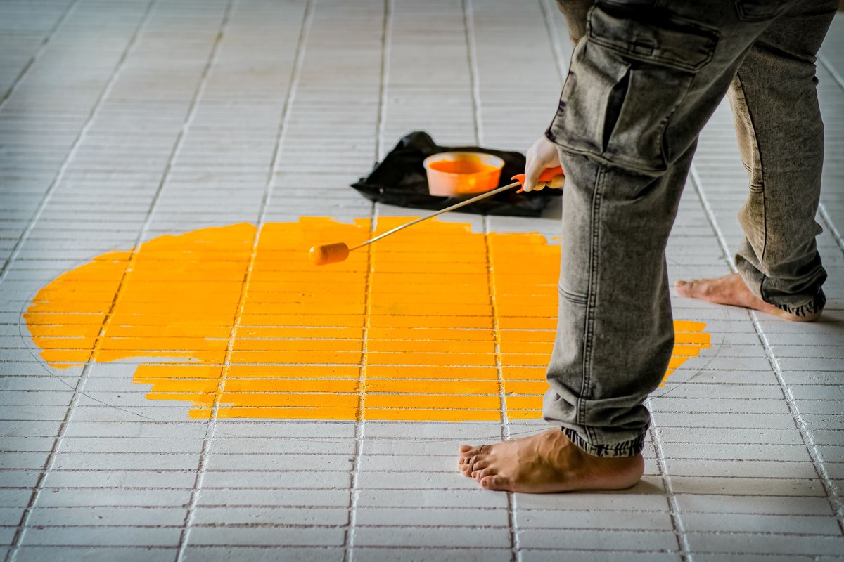 peinture pour carrelage